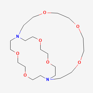 molecular formula C20H40N2O7 B1204351 4,7,10,16,19,24,27-Heptaoxa-1,13-diazabicyclo[11.8.8]nonacosane CAS No. 31255-22-8