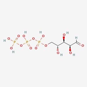 molecular formula C5H13O14P3 B1204355 Arabinose 5-triphosphate CAS No. 74228-80-1