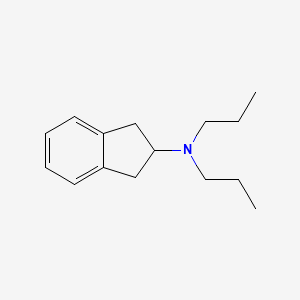 molecular formula C15H23N B1204357 2-Di-n-propylaminoindan CAS No. 71096-41-8