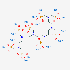 Hexadecasodium (ethane-1,2-diylbis(((phosphonatomethyl)imino)ethane-2,1-diyl((phosphonatomethyl)imino)ethane-2,1-diylnitrilobis(methylene)))tetrakisphosphonate