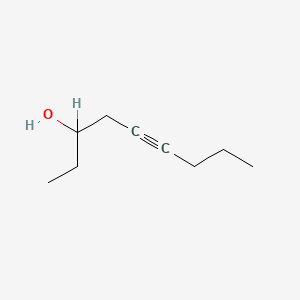 molecular formula C9H16O B1204370 5-Nonyn-3-ol CAS No. 53723-19-6