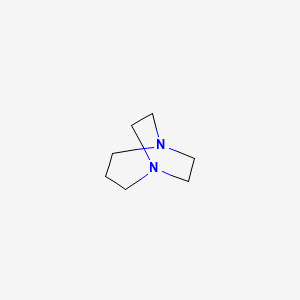 molecular formula C7H14N2 B1204371 1,5-二氮杂双环[3.2.2]壬烷 CAS No. 283-47-6