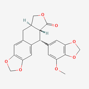 molecular formula C21H18O7 B1204376 Austrobailignan 1 CAS No. 55955-07-2