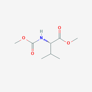 molecular formula C8H15NO4 B12043790 Methyl (methoxycarbonyl)-L-valinate 
