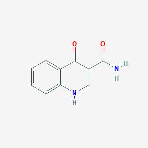 molecular formula C10H8N2O2 B1204386 4-Oxo-1,4-dihydroquinoline-3-carboxamide CAS No. 103914-79-0