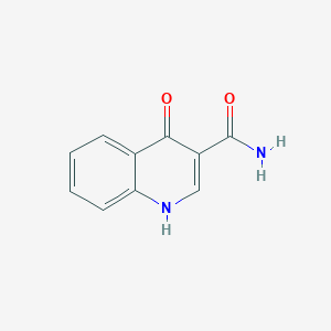 molecular formula C10H8N2O2 B1204386 4-Oxo-1,4-dihydro-quinoline-3-carboxamide CAS No. 103914-79-0