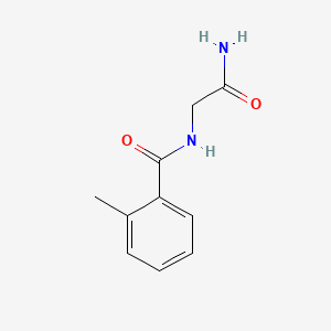 molecular formula C10H12N2O2 B12043863 o-Toluamide, N-(carbamoylmethyl)- CAS No. 6754-94-5