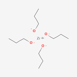 molecular formula C3H8OZr B1204390 Zirconium(IV) Propoxide CAS No. 23519-77-9