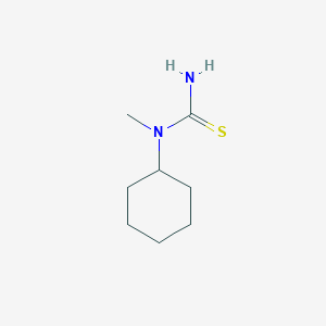 molecular formula C8H16N2S B12043922 N-cyclohexyl-N-methylthiourea CAS No. 68267-50-5