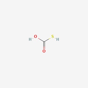 molecular formula CH2O2S B1204397 carbonothioic O,S-acid CAS No. 10016-32-7