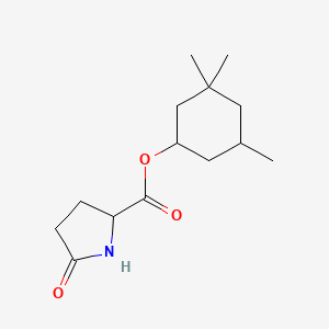 molecular formula C14H23NO3 B1204401 (3,3,5-Trimethylcyclohexyl) 5-oxopyrrolidine-2-carboxylate 