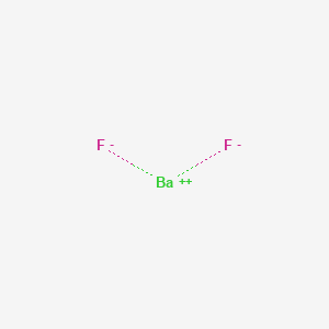 molecular formula BaF2 B1204402 Barium fluoride CAS No. 7787-32-8