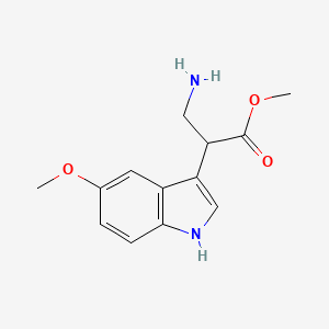 molecular formula C13H16N2O3 B1204406 Indorenate CAS No. 73758-06-2