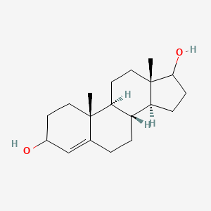 molecular formula C19H30O2 B1204415 Androst-4-ene-3alpha,17beta-diol CAS No. 1852-61-5