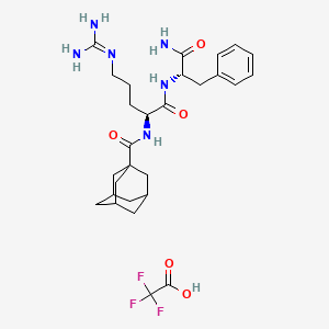 molecular formula C28H39F3N6O5 B12044248 RF9 Trifluoroacetate 