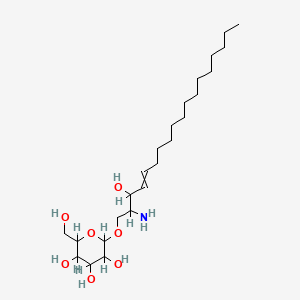 molecular formula C24H47NO7 B1204441 Lyso GlcCer-[13C6] 