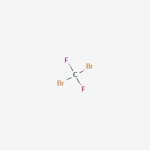 molecular formula CBr2F2 B1204443 Dibromodifluoromethane CAS No. 75-61-6
