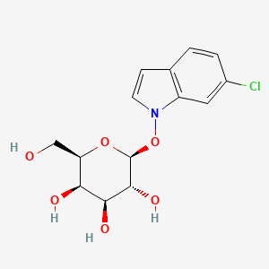 molecular formula C14H16ClNO6 B12044466 Red-Gal(R) 