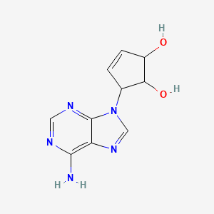5-(6-Amino-9h-purin-9-yl)cyclopent-3-ene-1,2-diol