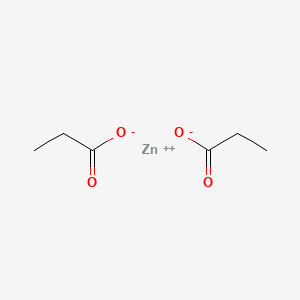 molecular formula C6H10O4Zn B1204449 锌丙酸盐 CAS No. 557-28-8