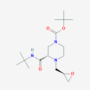 [R-(R*,S*)]-3-tert-Butylcarbamoyl-4-oxiranylmethyl-piperazine-1-carboxylic acid tert-butyl ester