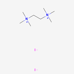 1,2-Ethanediaminium, N,N,N,N',N',N'-hexamethyl-, diiodide