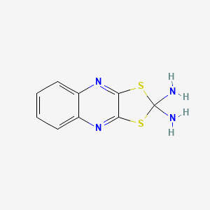 [1,3]Dithiolo[4,5-b]quinoxaline-2,2-diamine