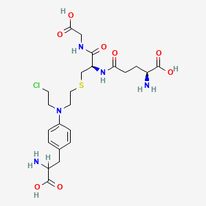 Monochloro-monoglutathionyl melphalan
