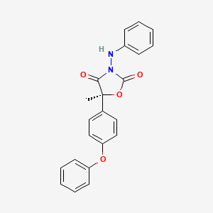 molecular formula C22H18N2O4 B1204467 (S)-famoxadone CAS No. 132584-12-4