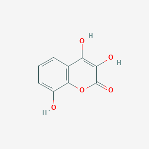 molecular formula C9H6O5 B12044677 3,4,8-Trihydroxycoumarin 