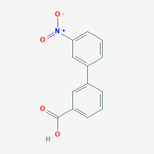 molecular formula C13H9NO4 B120447 3'-Nitro-[1,1'-biphenyl]-3-carboxylic acid CAS No. 149505-87-3