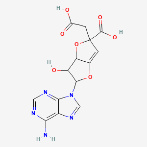 molecular formula C14H13N5O7 B1204477 griseolic acid B CAS No. 98890-01-8