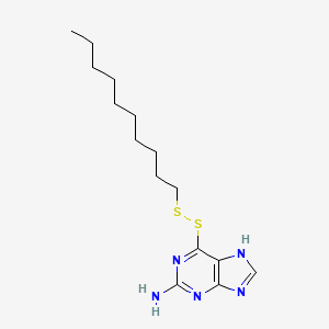 6-(Decyldithio)-1H-purin-2-amine