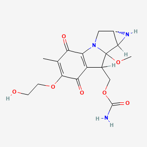 [6-(2-Hydroxyethoxy)-8a-methoxy-5-methyl-4,7-dioxo-1,1a,2,4,7,8,8a,8b-octahydroazireno[2',3':3,4]pyrrolo[1,2-a]indol-8-yl]methyl hydrogen carbonimidate