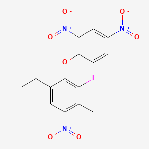 molecular formula C16H14IN3O7 B1204485 DNP-INT CAS No. 69311-70-2