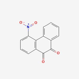 molecular formula C14H7NO4 B12044865 9,10-Phenanthrenedione, 4-nitro- CAS No. 13292-03-0