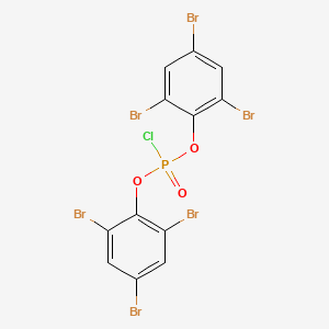 molecular formula C12H4Br6ClO3P B1204487 Bis(2,4,6-tribromophenyl) phosphorochloridate CAS No. 70757-60-7