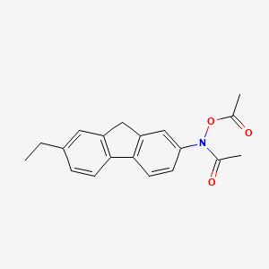 Acetamide, N-(acetyloxy)-N-(7-ethyl-9H-fluoren-2-yl)-