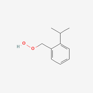 molecular formula C10H14O2 B1204492 Cuminyl hydroperoxide CAS No. 82231-60-5