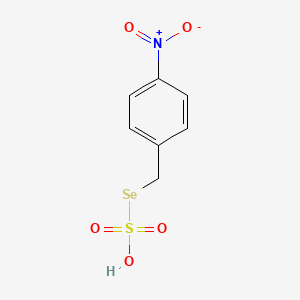 molecular formula C7H7NO5SSe B1204493 4-Nitrobenzyl selenosulfuric acid CAS No. 82571-50-4