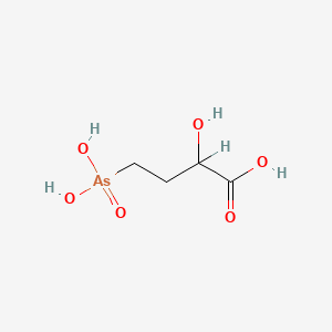 molecular formula C4H9AsO6 B1204499 4-Arsono-2-hydroxybutanoic acid CAS No. 86880-38-8