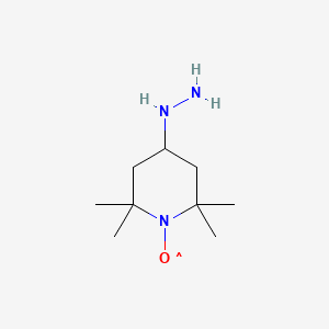 molecular formula C9H20N3O B1204502 2,2,6,6-Tetramethylpiperidino-1-oxyl-4-hydrazine CAS No. 89367-59-9