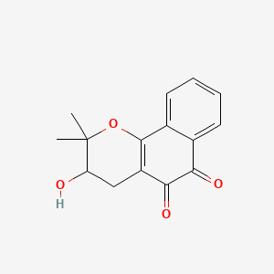 molecular formula C15H14O4 B1204503 3-Hydroxy-beta-lapachone CAS No. 15297-98-0