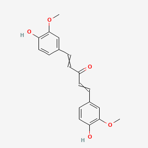 molecular formula C19H18O5 B1204505 二香草醛丙酮 