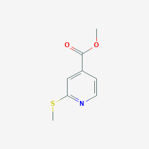 molecular formula C8H9NO2S B12045170 Methyl 2-(methylsulfanyl)pyridine-4-carboxylate CAS No. 74470-39-6