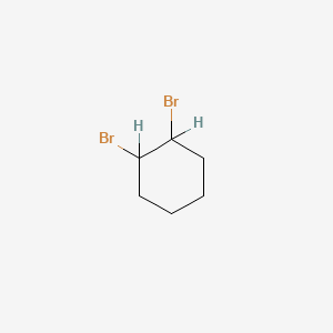 molecular formula C6H10Br2 B1204518 1,2-Dibromocyclohexane CAS No. 5401-62-7