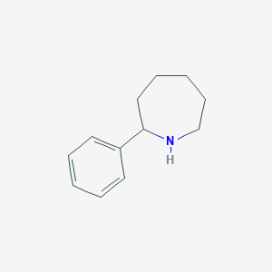molecular formula C12H17N B120452 2-Phenylazepane CAS No. 3466-82-8