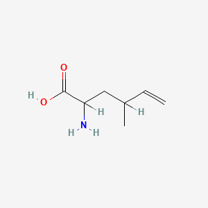 molecular formula C7H13NO2 B1204520 2-Amino-4-methyl-5-hexenoic acid CAS No. 25535-11-9