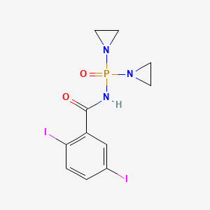 molecular formula C11H12I2N3O2P B1204522 Diiodobenzotepa CAS No. 4460-32-6