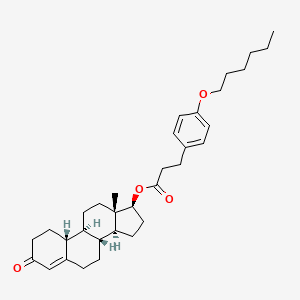 molecular formula C33H46O4 B1204524 Anadur CAS No. 52279-57-9